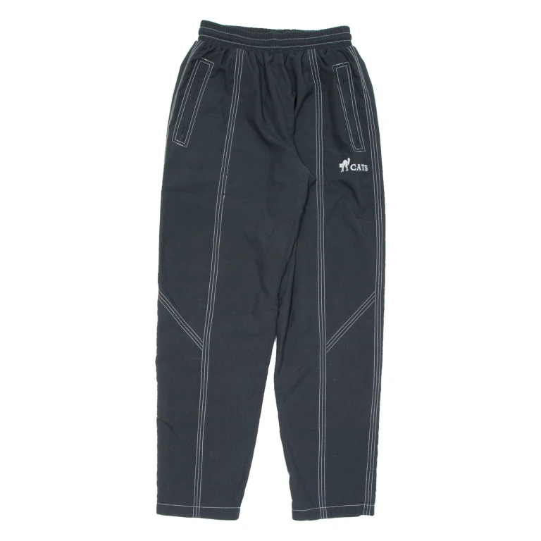 CAT Womens Track Pants Black Tapered XS W25 L30