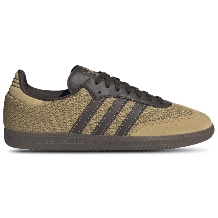 [jr0884] Mens adidas Samba OG 'golden Beige Dark Brown'