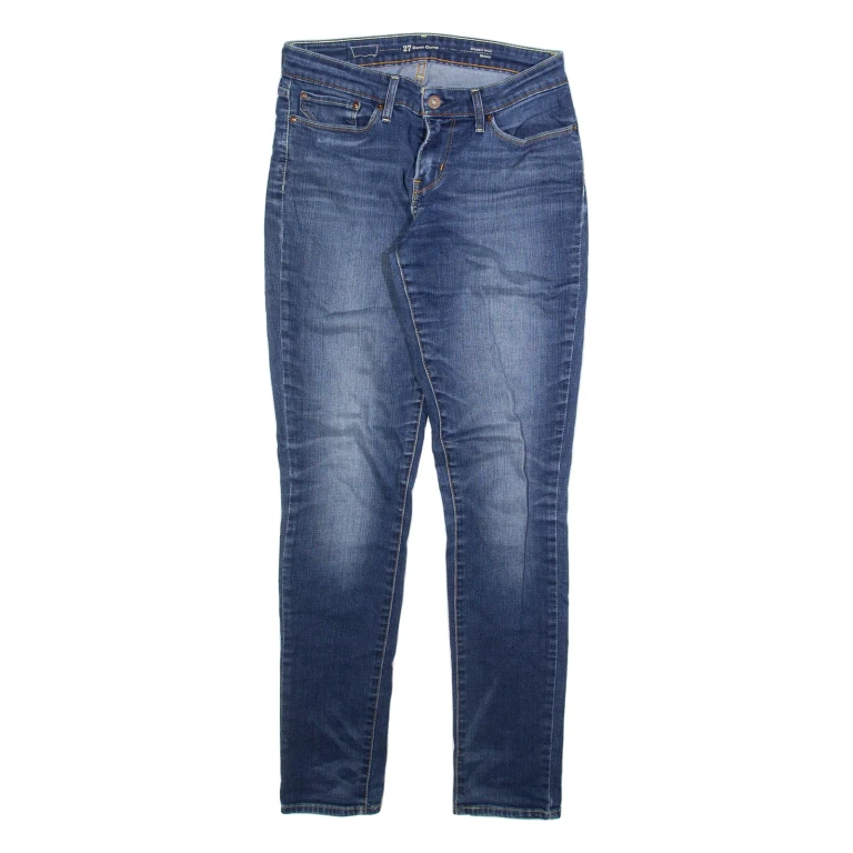 LEVI'S Womens Jeans Blue Slim Skinny Stone Wash W27 L32