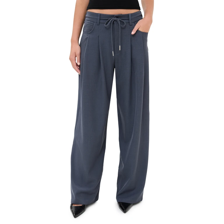 Lioness Slouch Tie Up Pants Slate XXL