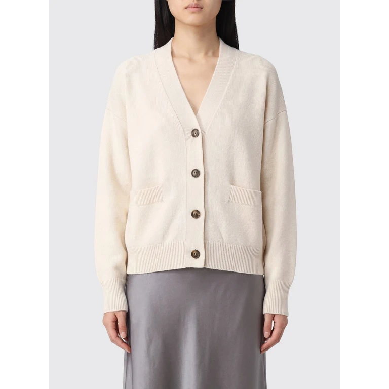 Organic Cashmere V-Neck Cardigan with Pockets (TROYES0913)