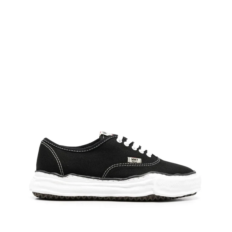 MAISON MIHARA Baker Original Sole Canvas Low Top Sneakers