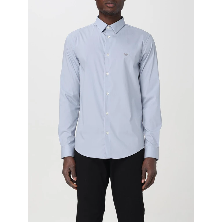 EMPORIO ARMANI Shirt Men color Gnawed Blue (8N1C091NI9Z0785)