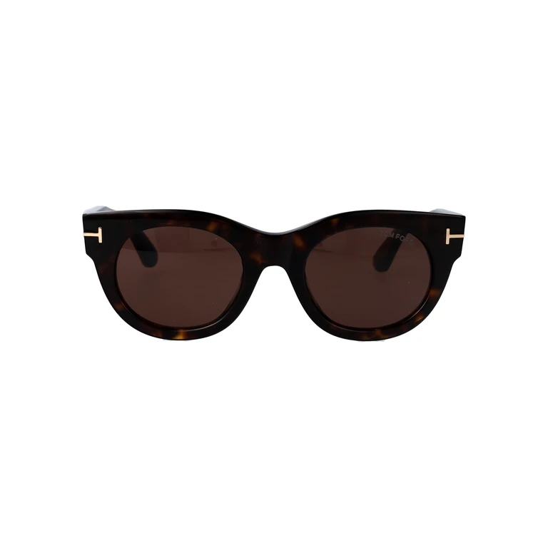 Tom Ford Ft1315 52e Avana Scura / Marrone Acetate Sunglasses - Women