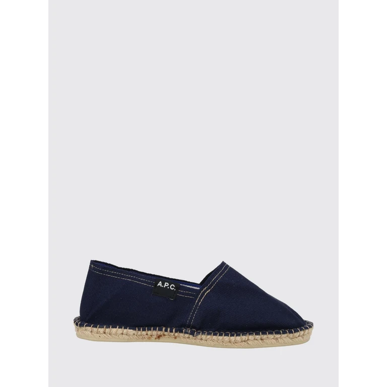 A. P.C. Cotton Espadrilles with Round Toe and Low Heel (COHRTM53003IAK)