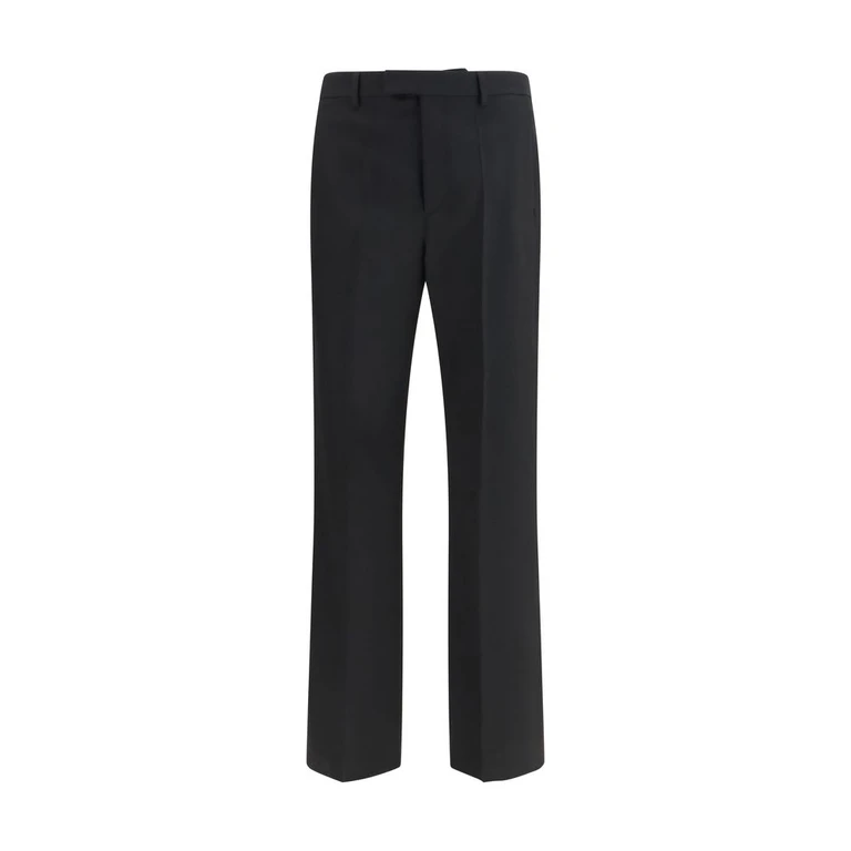 Valentino Black Wool Oves Aries Dress Pants - Men