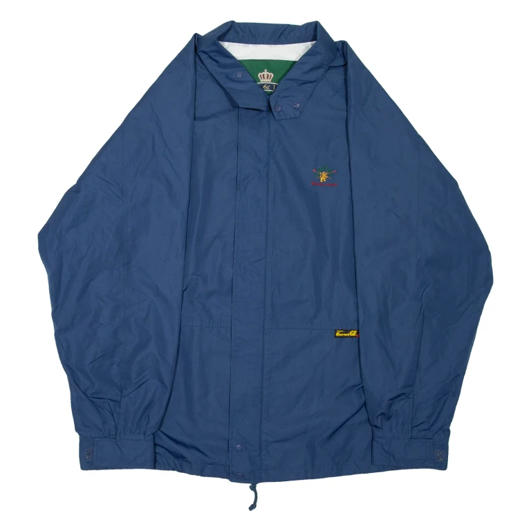 WOODS & IRONS Mens Lined Jacket Blue L