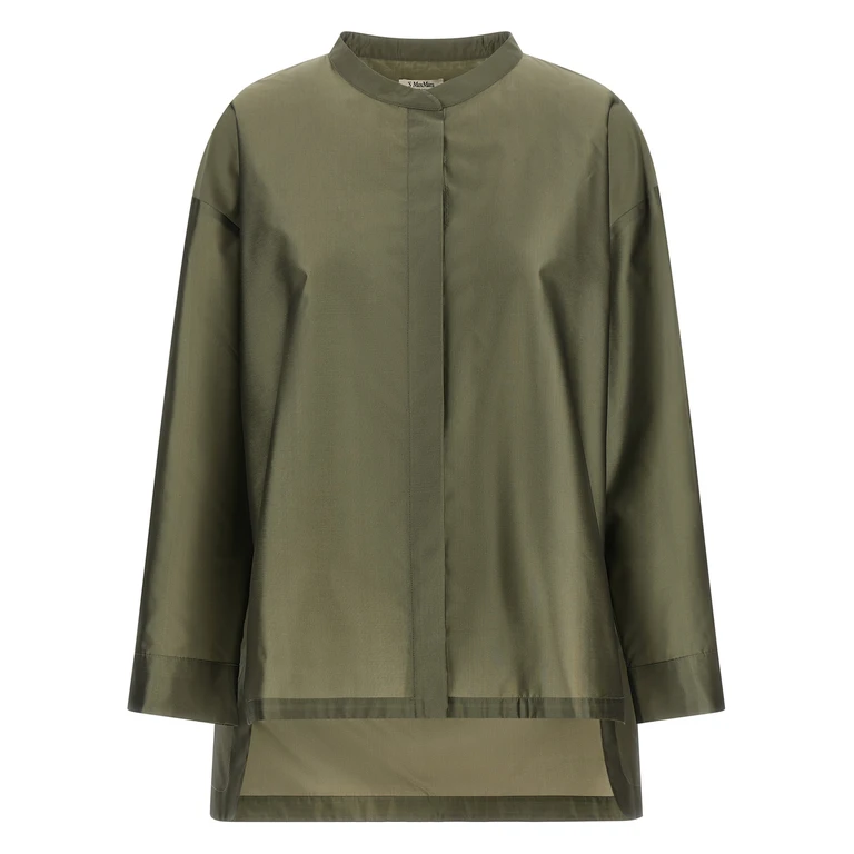 Bicolor Polyester Blouse - Women