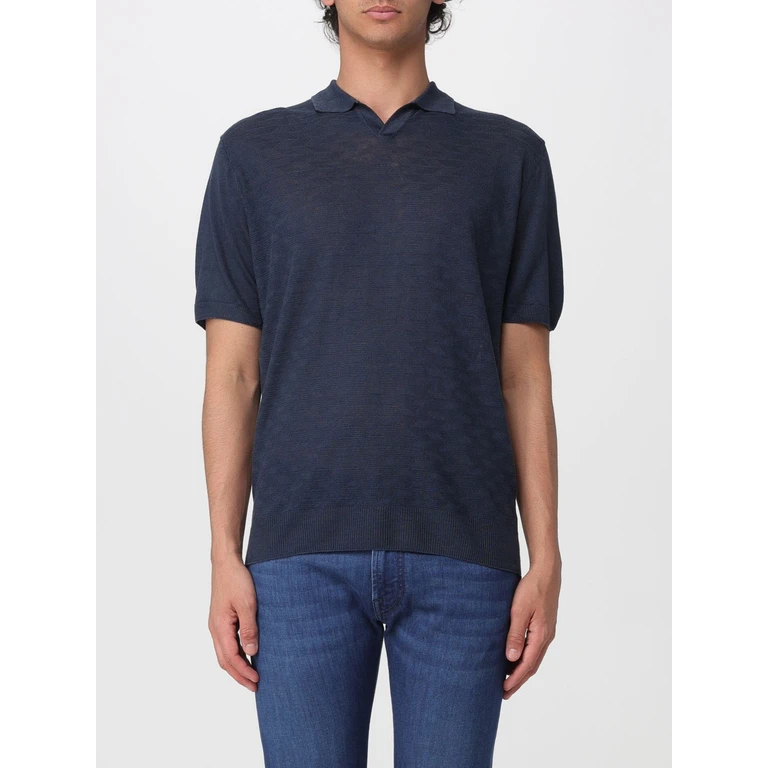Linen Knit Polo Shirt (27M5702725135005)
