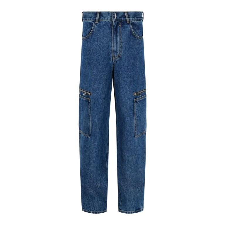 Loose-Fit Cargo Jeans