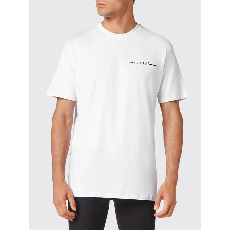 Cotton T-shirt with Contrasting Logo Lettering Print (LABCMTK4263PJY002N0102)