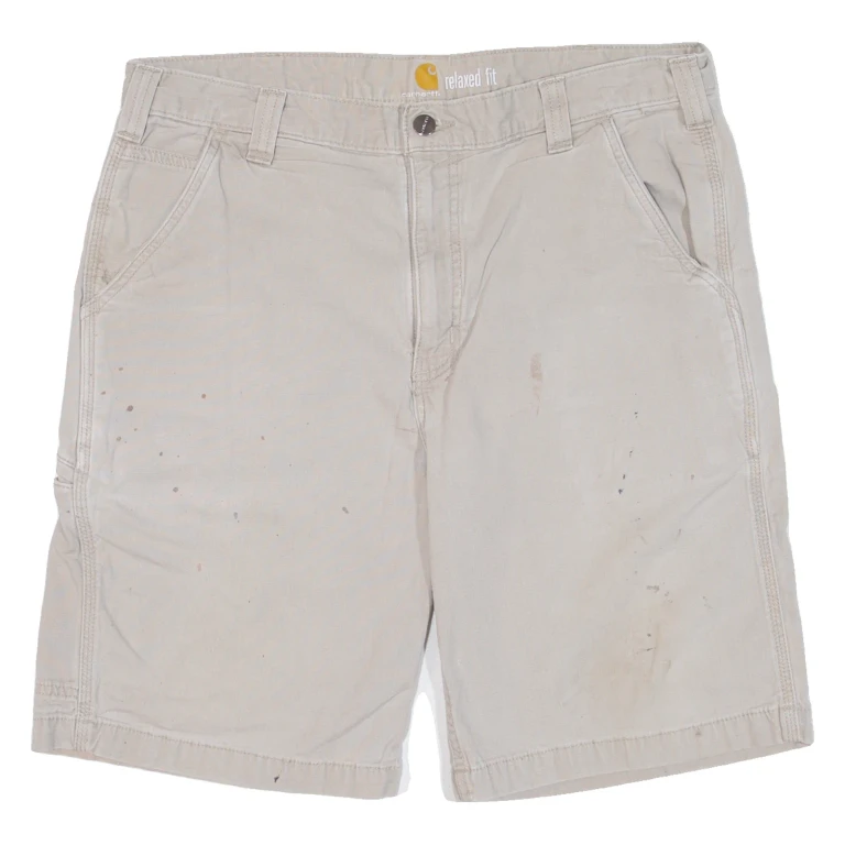 CARHARTT Mens Workwear Shorts Grey Relaxed L W36
