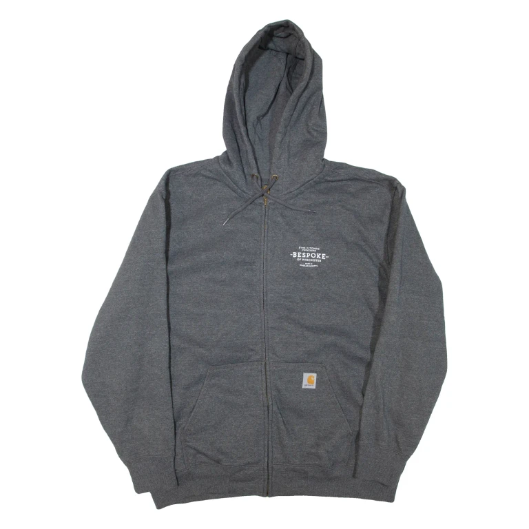 CARHARTT Bespoke Of Winchester Mens Jacket Grey Hooded XL