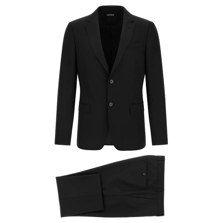 Black Wool Blazer Clothing - Men