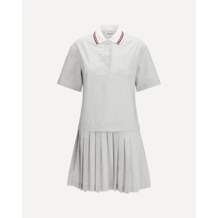 THOM BROWNE Cotton polo Dress Female 38