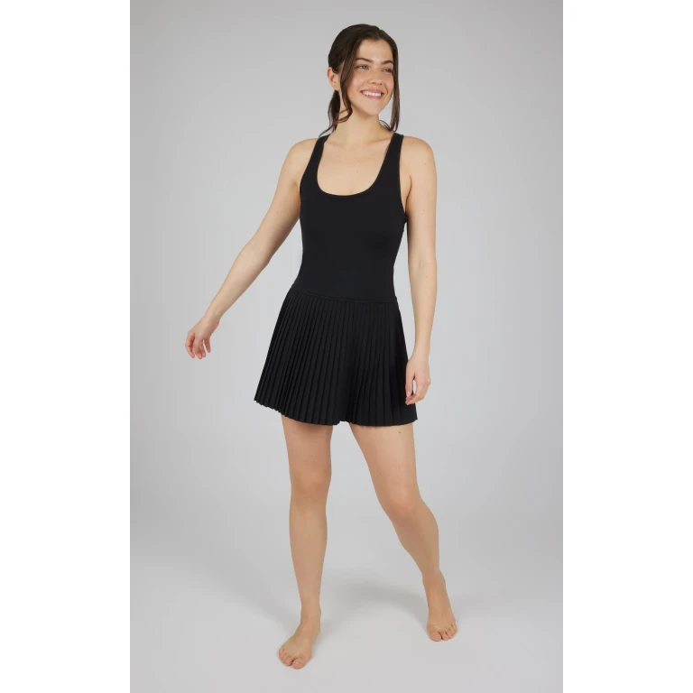 Yogalicious Lux Mini Pleated Dress