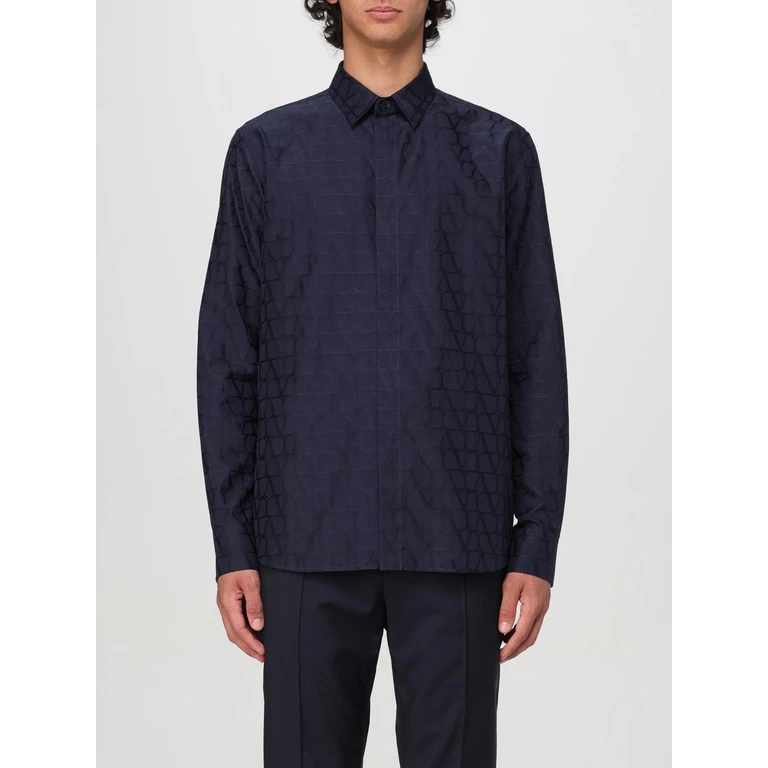 VALENTINO Shirt Men color Blue (5V3AB7659VCYE6)