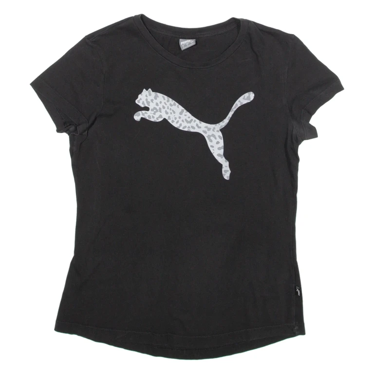 PUMA Womens T-Shirt Black S (NN1-280824-14206)