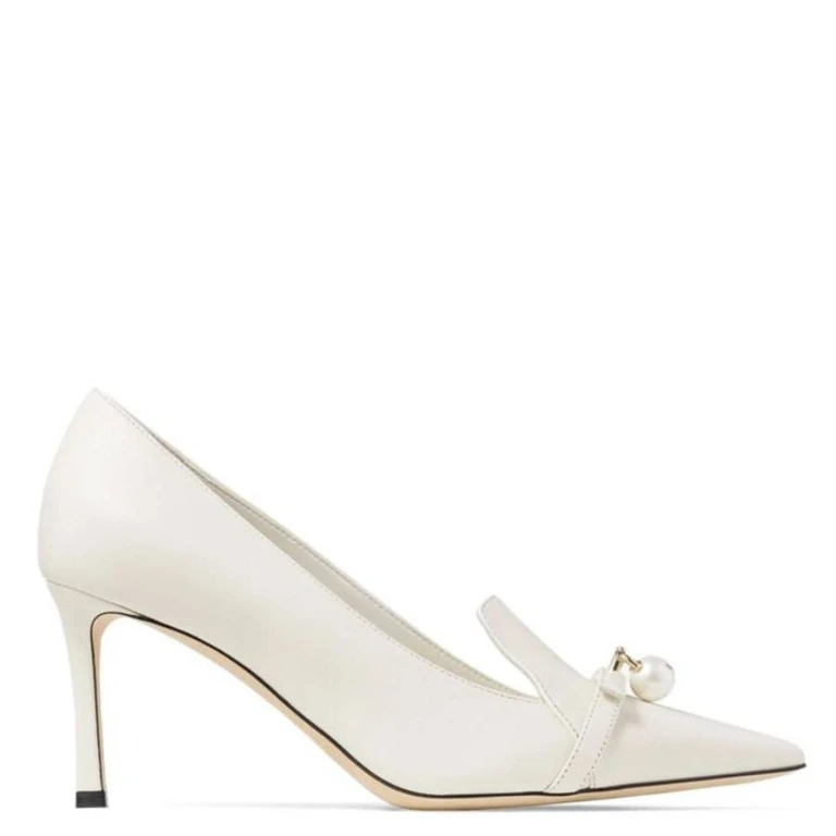 Felicitie 75 Latte Nappa Leather Pumps
