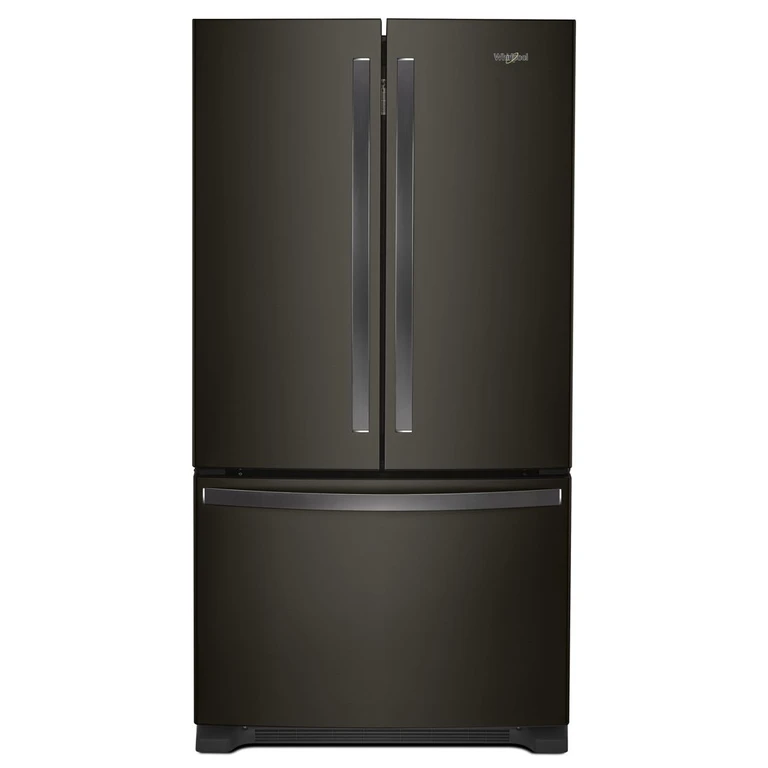 36 in. Wide Counter Depth French Door Refrigerator in Black 20 cu. ft. WRF540CWHV