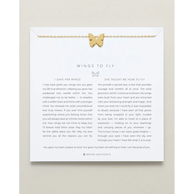 Wings to Fly Icon Necklace