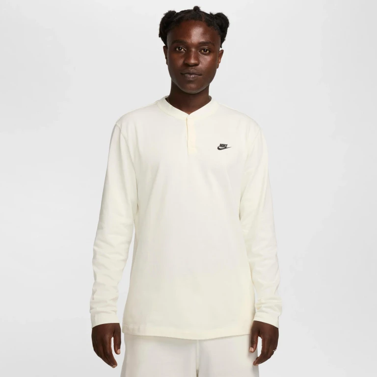 Men's Club Fleece Long Sleeve Henley