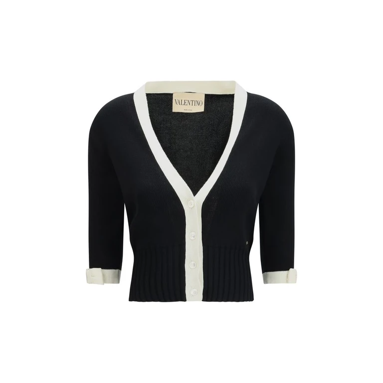 Black Cotton Cardigan Clothing - Women