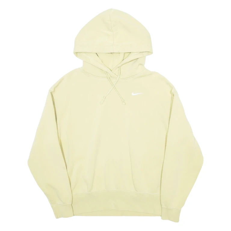 NIKE Mens Yellow Hoodie S