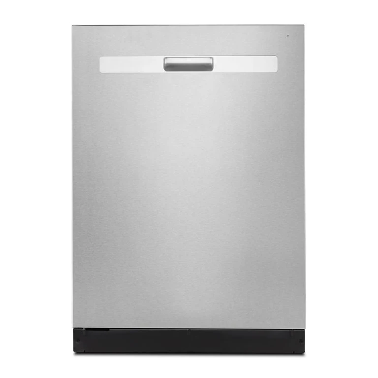 Quiet Dishwasher with 3rd Rack and Pocket Handle in Stainless Steel WDP730HAMZ
