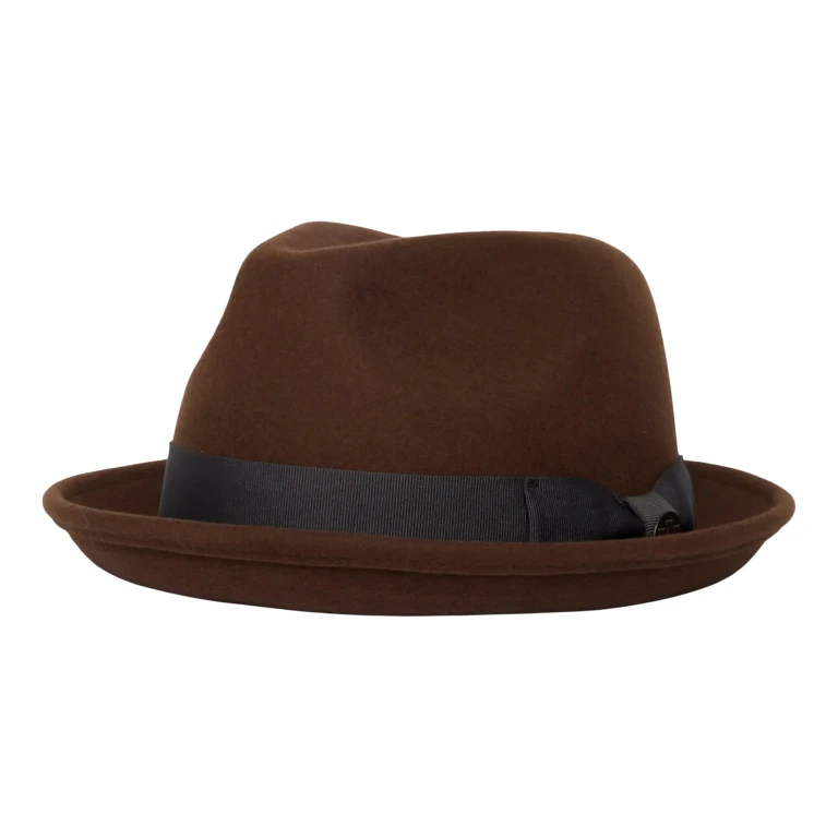 Goorin Bros Charlestowne Wool Fedora Hat Brown