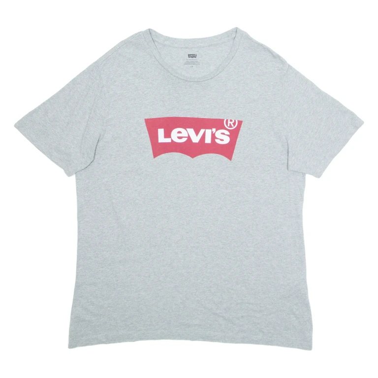 LEVI'S Mens T-Shirt Grey L (HH2-261124-3568)
