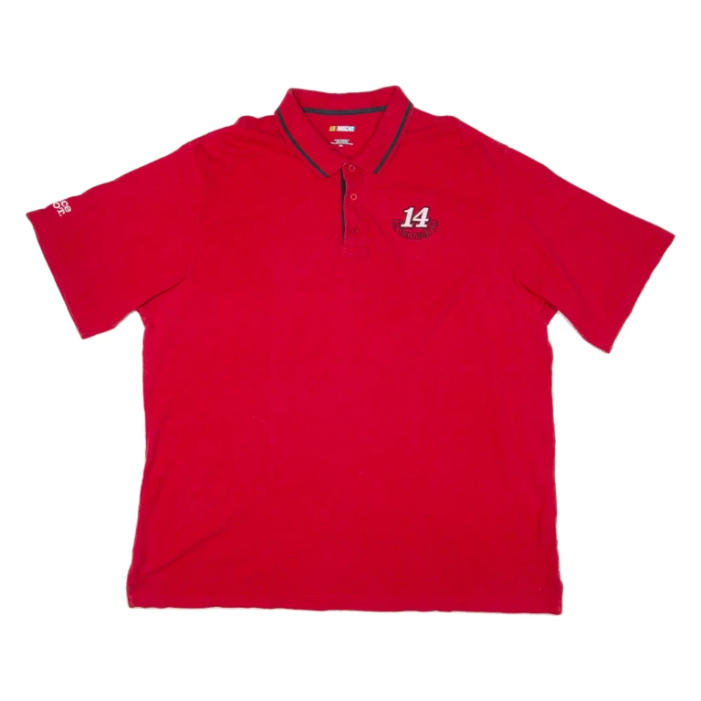 NASCAR Mens Polo Shirt Red 2XL