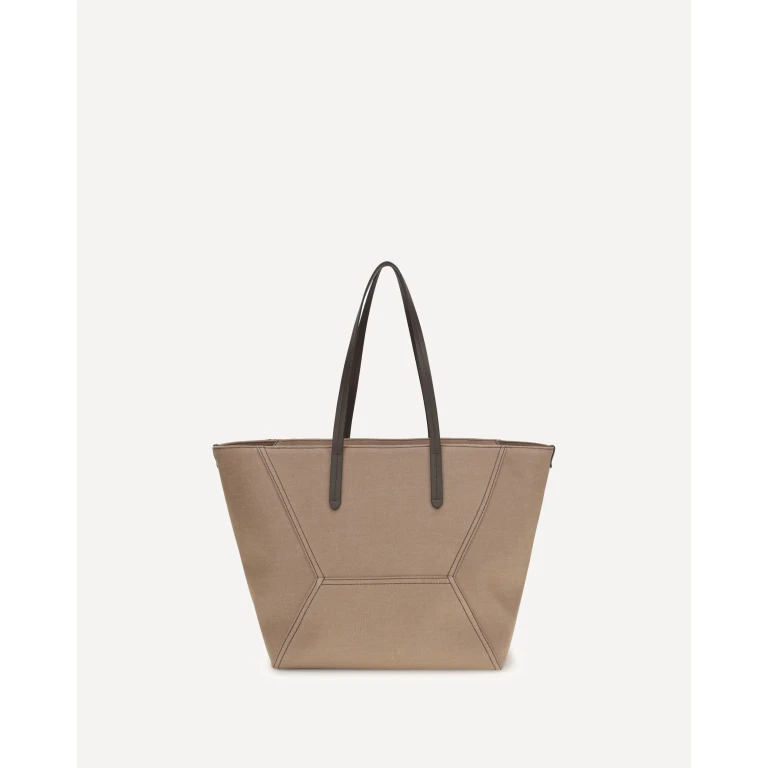 BRUNELLO CUCINELLI Canvas BC Tote Bag Female UNI