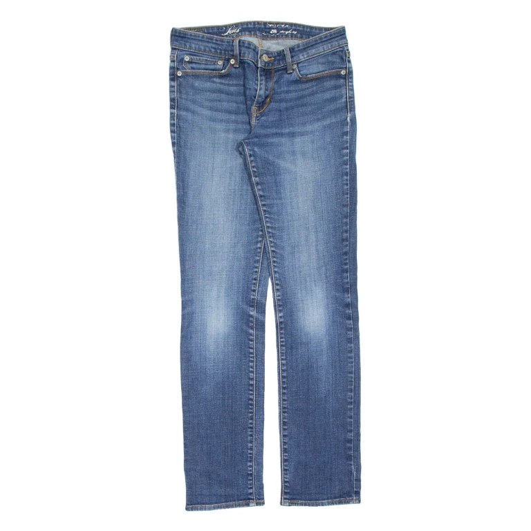 LEVI'S Womens Jeans Blue Slim Straight Stone Wash W28 L32