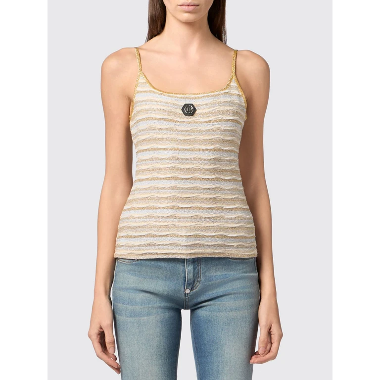 Top Woman color White (PAFCWKK0311PKN002N01OF)