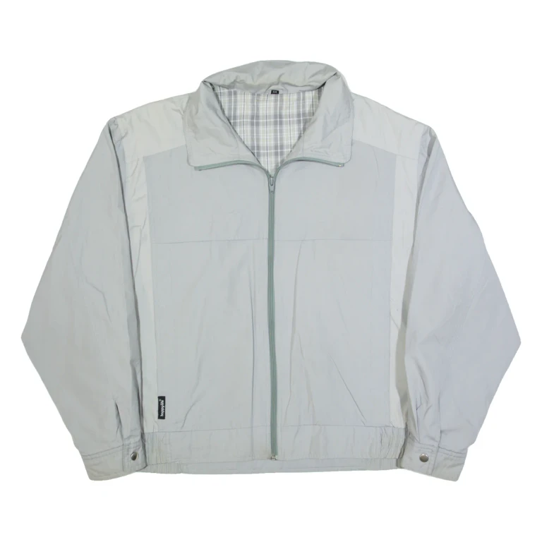 HAPPYLIFE Mens Lined Jacket Grey XL