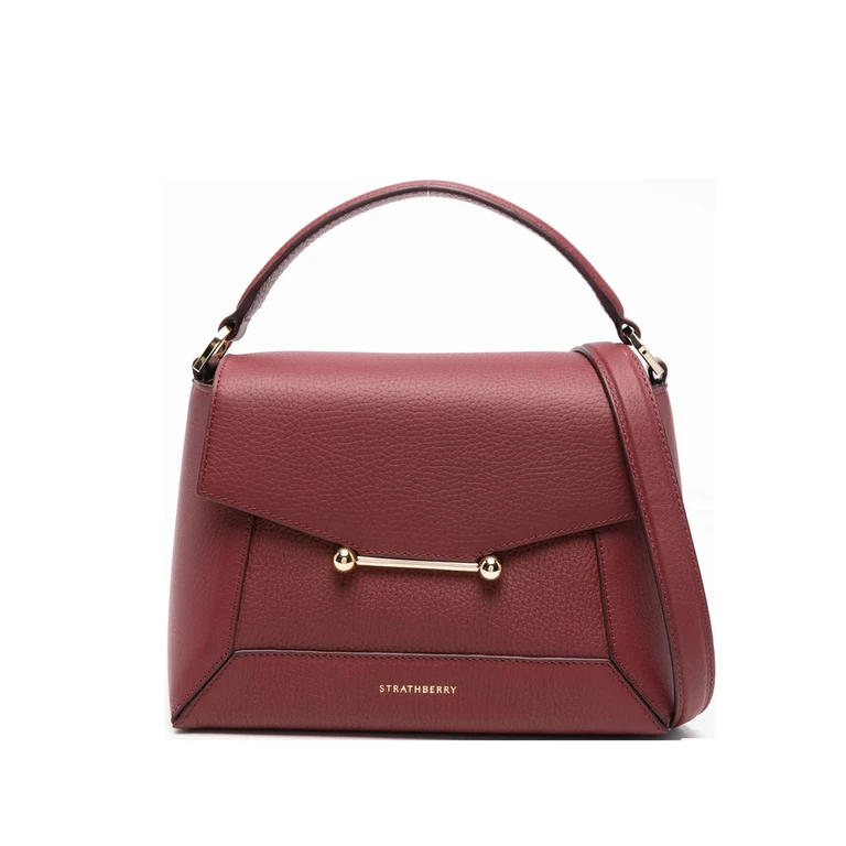Nano Mosaic Top-handle Bar-detail Tote Bag