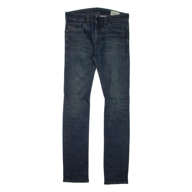 DIESEL Thavar Womens Jeans Blue Slim Skinny Stone Wash W30 L32