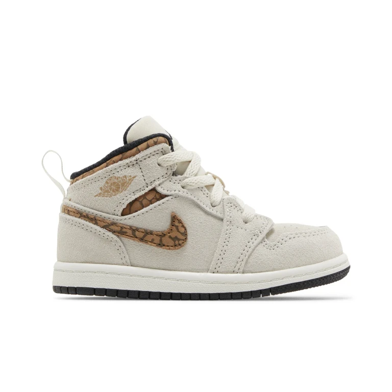 Toddlers Retro 1 Mid Se 'Brown Elephant Td' (Td)'