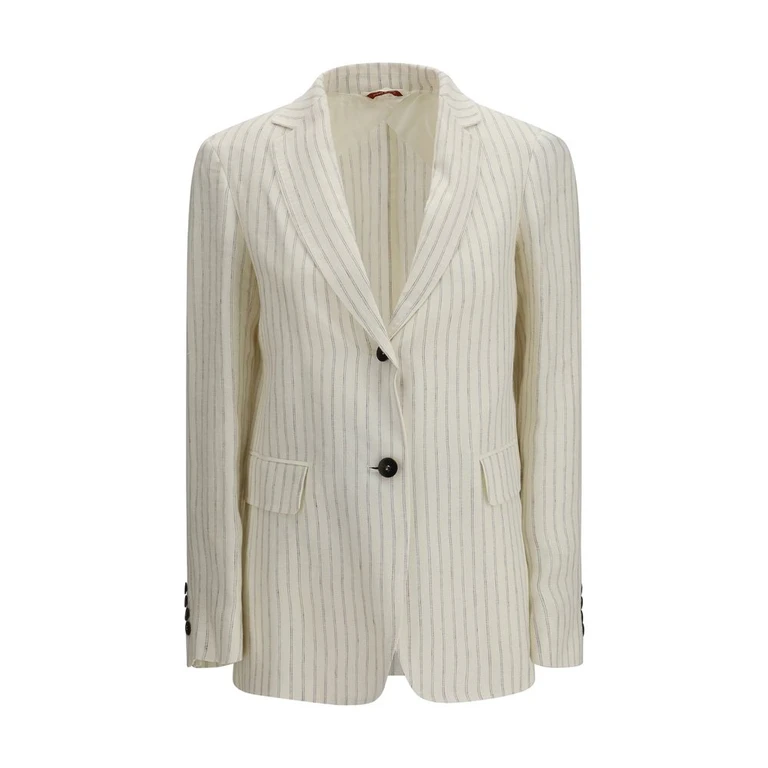 Max Mara Beige Linen Blazer Clothing - Women