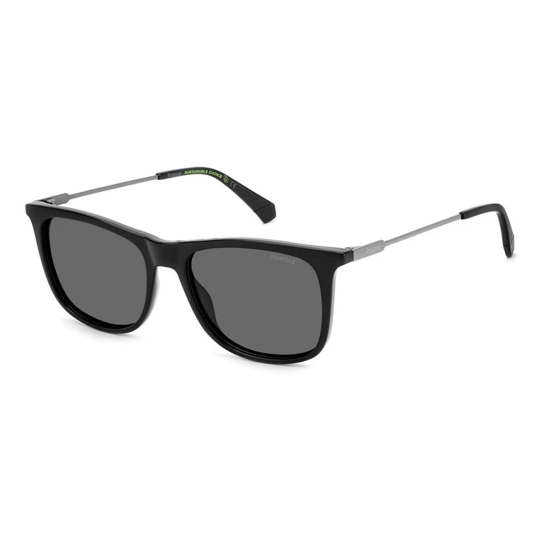 Polarized Grey Square Mens Sunglasses PLD 4145/S/X 0807/M9 55
