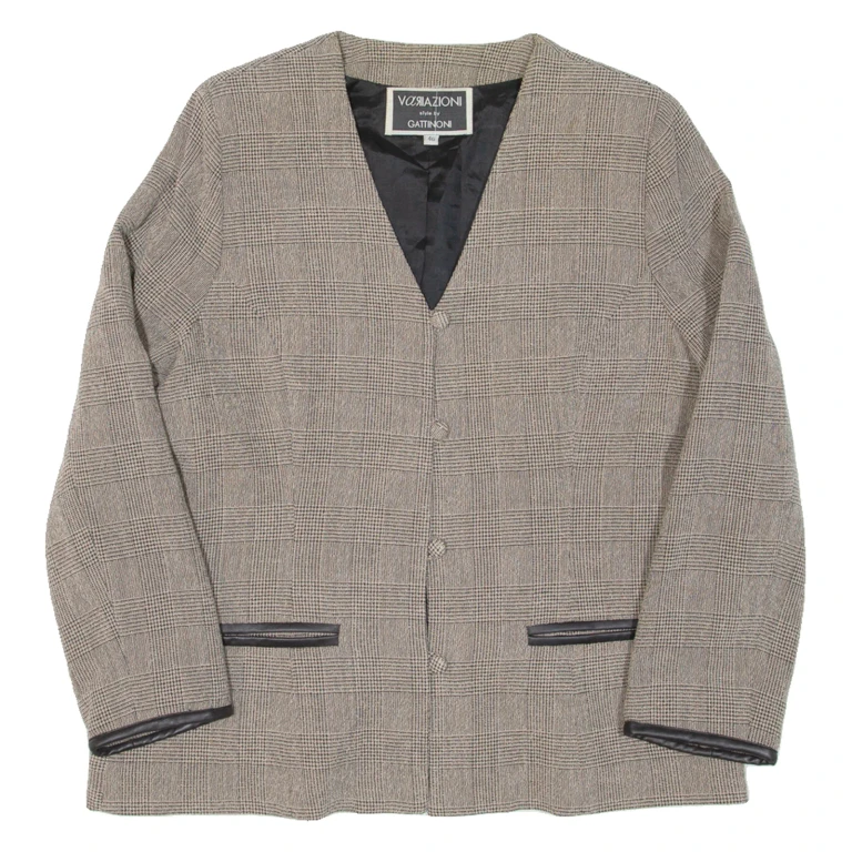 GATTINONI Womens Blazer Jacket Brown M