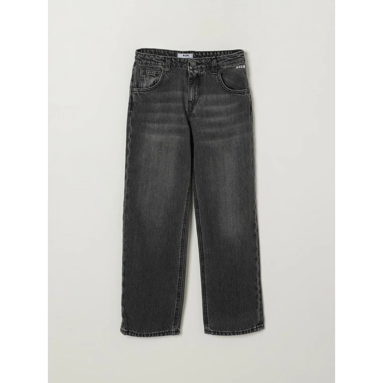 MSGM KIDS Jeans Kids color Grey (F5MSJBDP180129)