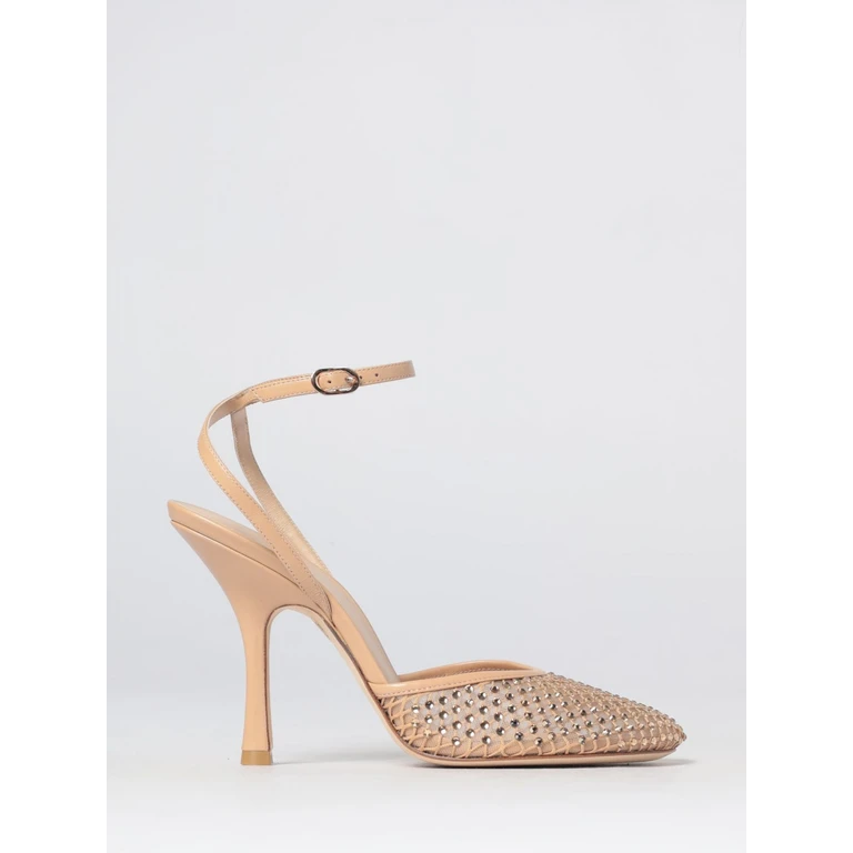 Mesh Pumps with Rhinestones and Stiletto Heel (SN799AJM)