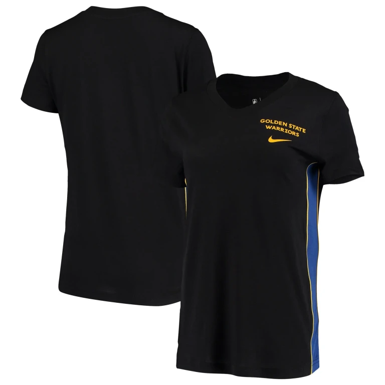 Women's NBA Golden State Warriors Heavyweight Dna V-Neck T-Shirt