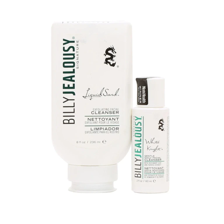 DUO Liquid Sand Exfoliator / White Knight Face Cleanser