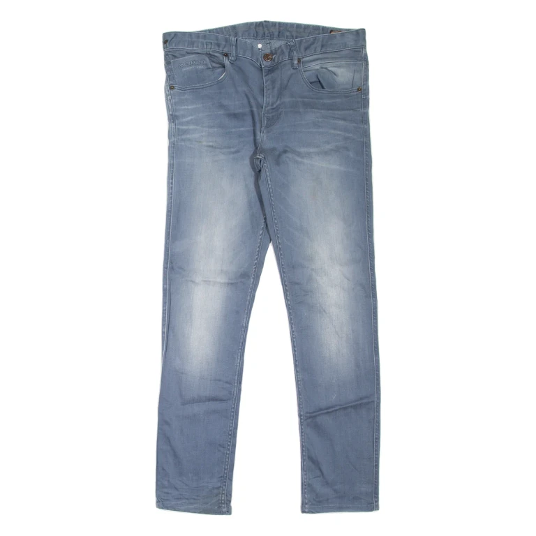 PME LEGEND Mens Jeans Blue Slim Straight Stone Wash W34 L31