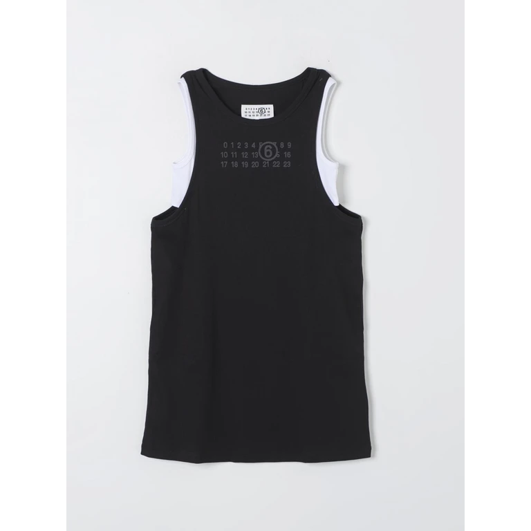 MM6 MAISON MARGIELA Dress Kids color Black (M60591MM02GM6900)