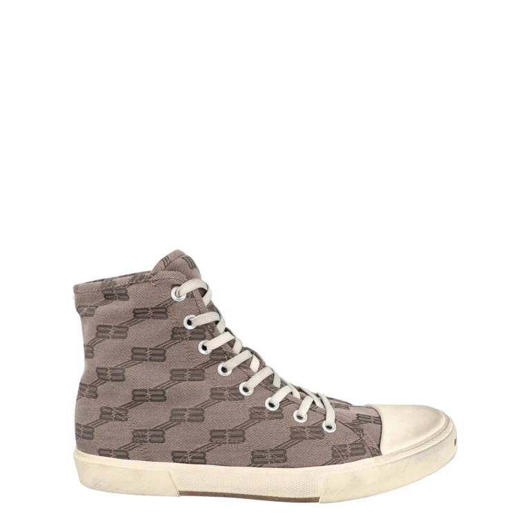 Paris Monogram High Top Sneakers