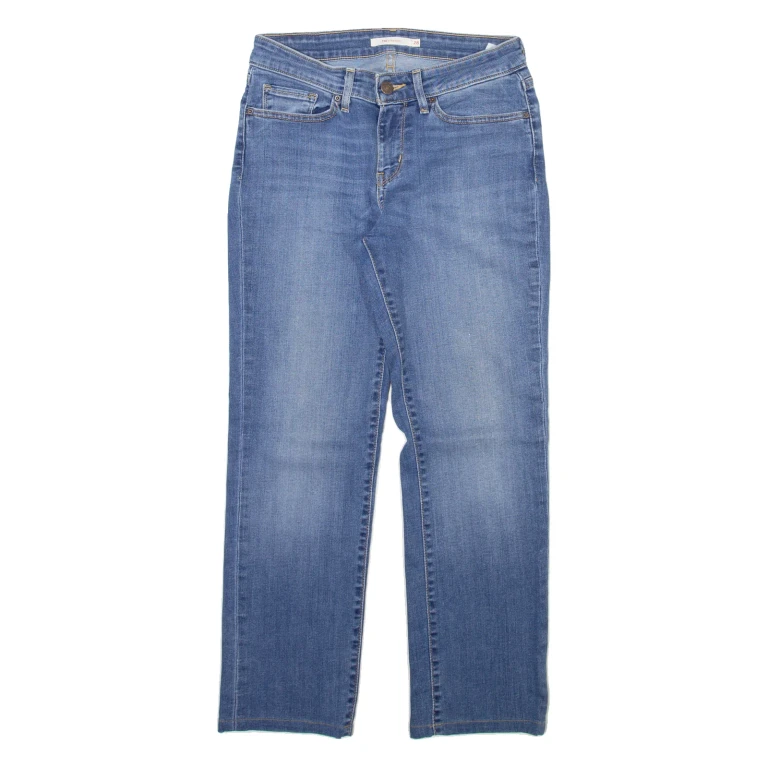 LEVI'S 714 Womens Jeans Blue Regular Straight W28 L26
